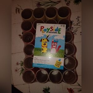 Playside Creations Assorted Colors Paper Rolls - Classroom Pack of 24